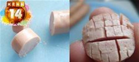 Trang trí món ăn đẹp mắt với xúc xích