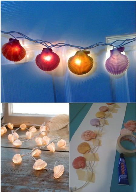 8 cách trang trí nhà bằng vỏ sò từ biển cả