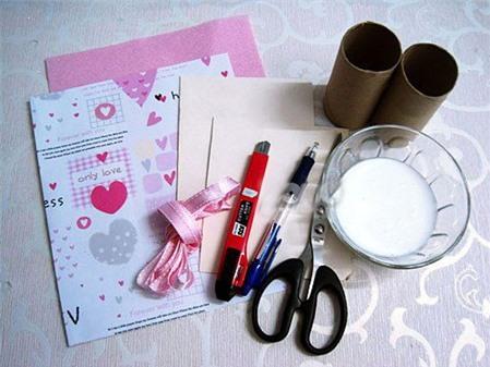 Cách làm hộp đựng quà siêu đơn giản cho ngày Valentine