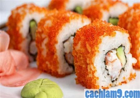 Cách làm sushi trứng cá ngon đúng phong cách Nhật Bản