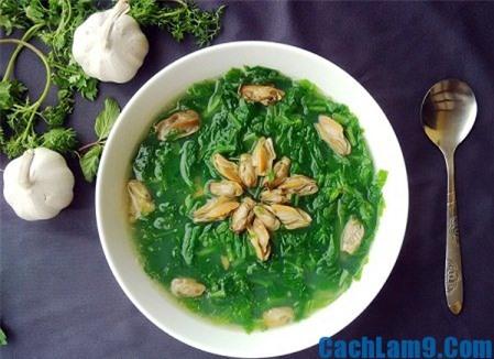 Cách nấu canh trùng trục với rau cải ngon ngọt, dân dã