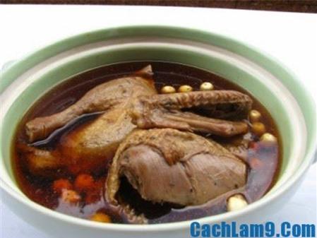 Cách nấu vịt rút xương hầm thuốc bắc ngon, bổ dưỡng