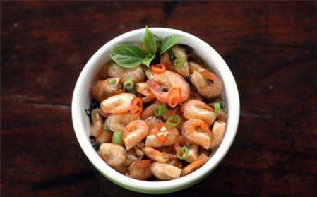 Tép rang húng quế – món ăn dân dã ngon tuyệt