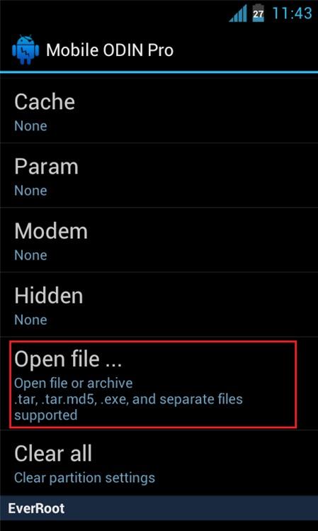Cách Up Rom trên Smartphone Samsung bằng Odin Mobile