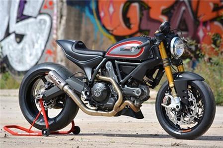 Ducati Scrambler độ theo phong cách cafe racer