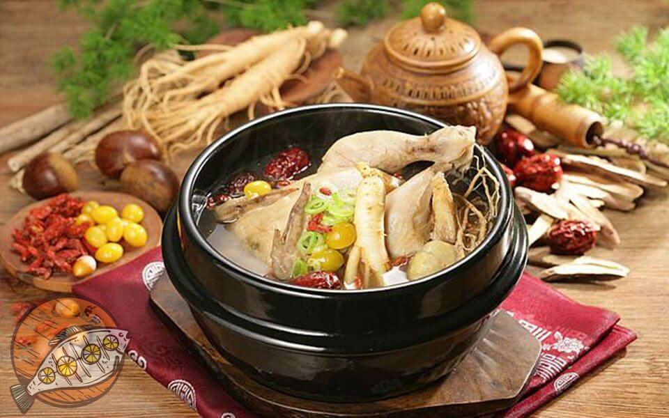 Món gà hầm sâm