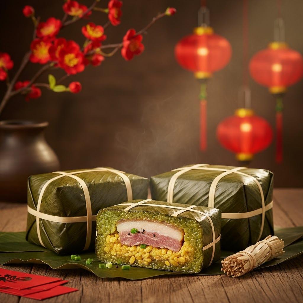 🏮 Bật mí cách làm bánh chưng ngon chuẩn vị Bắc xanh dẻo, thơm nức mũi đón Tết 2026!