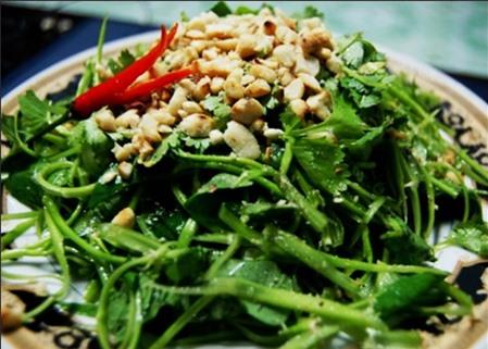Cách làm món nộm rau khoai lang đơn giản