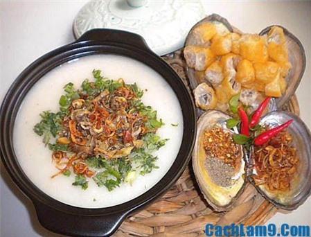 Cách nấu cháo trai tuyệt ngon, không tanh