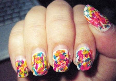 Cách vẽ nail loang màu cực "chất"