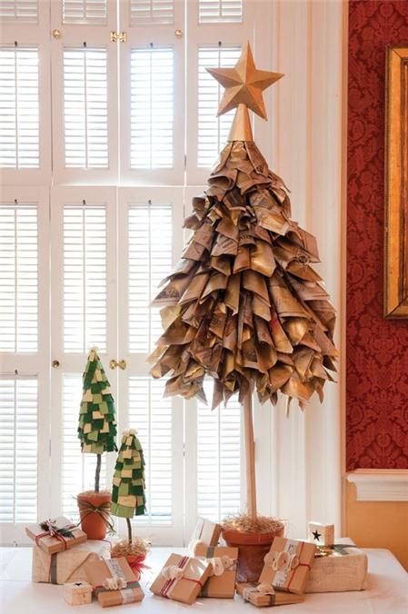 Những cách làm cây thông Noel cực kì độc