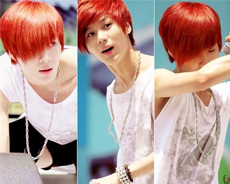 Những thần tượng Kpop với mái tóc đỏ hoe