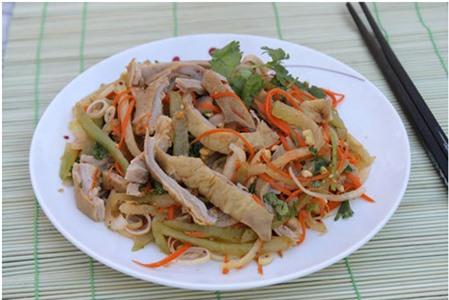 Tự làm món dạ dày trộn cho cuối tuần
