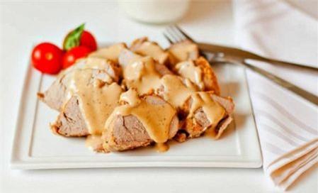 Thịt lợn sốt sữa ngon tuyệt hảo