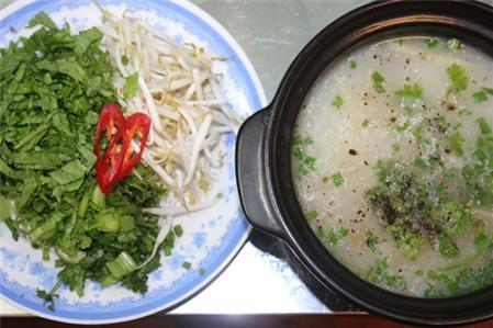 Cháo sò huyết thơm ngon và bổ dưỡng