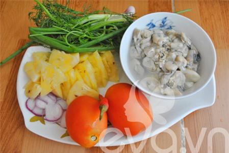Ngon miệng hàu sữa nấu canh chua