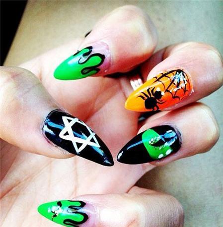 Mẫu nail độc đáo dành cho Halloween