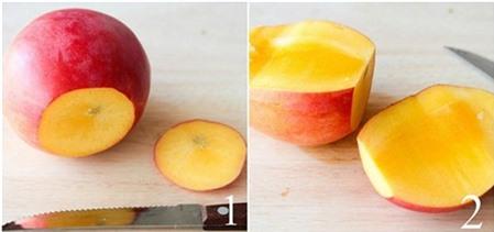 Cách cắt xoài chín không bị nát