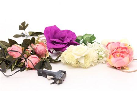 Cách làm vương miện hoa mẫu đơn