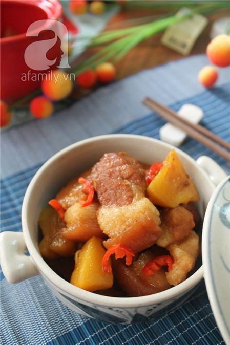 Cách làm thịt kho dứa ngon