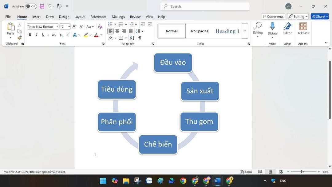 Cách xóa 1 trang trắng trong Word với phím Delete và Backspace bước 3