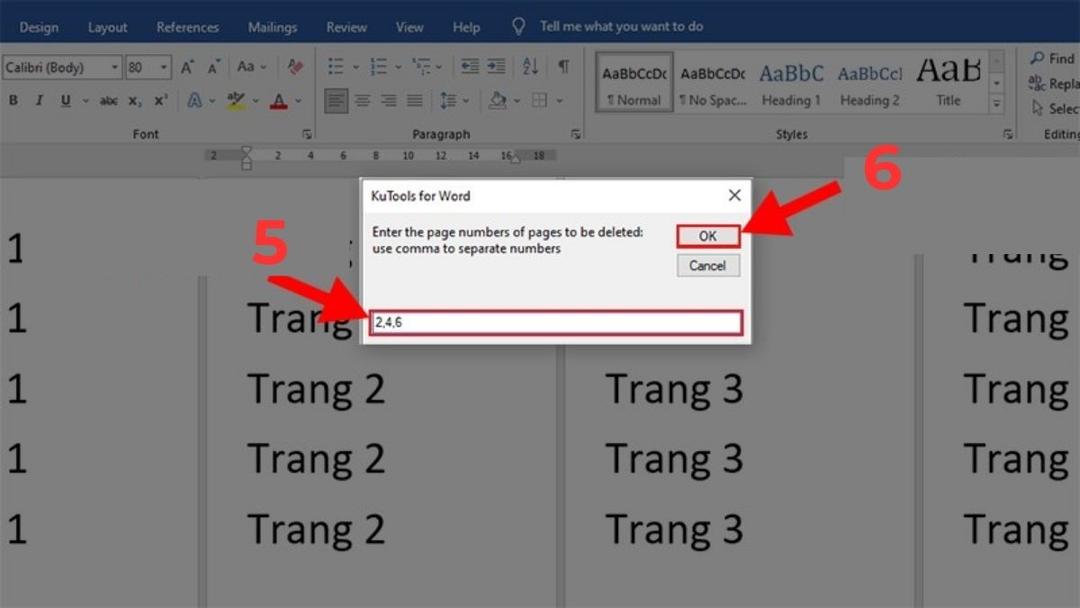 Cách xóa trang trong Word bằng VBA bước 4