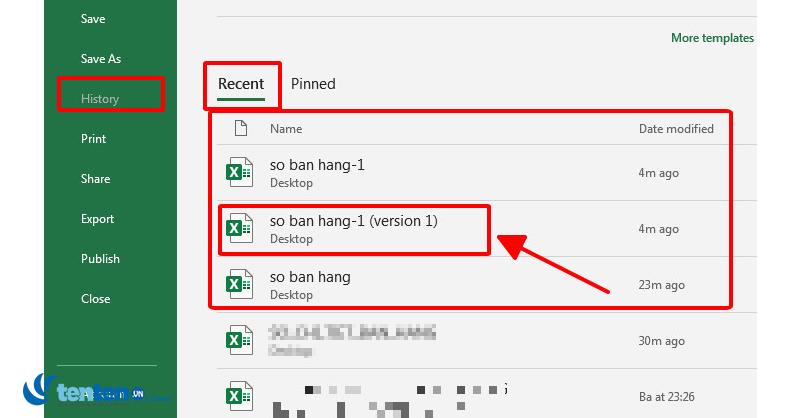 Sử dụng tính năng