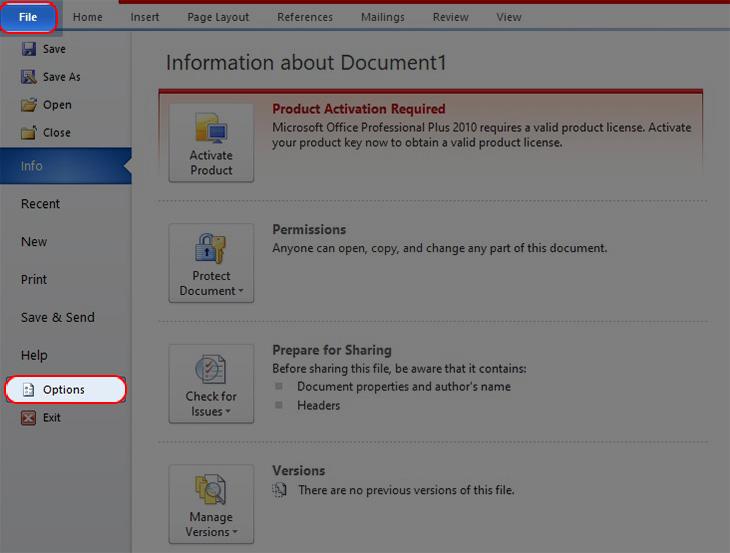 Sử dụng tính năng