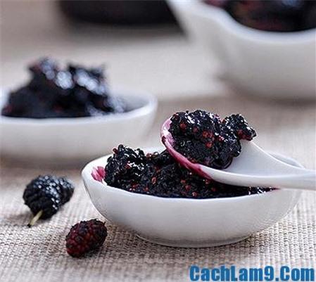 Cách làm mứt dâu tằm cực dễ, cực ngon màu đẹp nhất