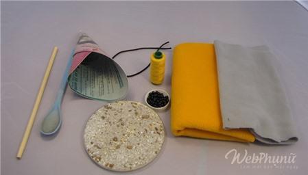 Hướng dẫn cách làm con chuột vải nhồi cát cho bé yêu